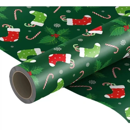 Coated paper gift wrapping paper Coated paper gift wrapping paper